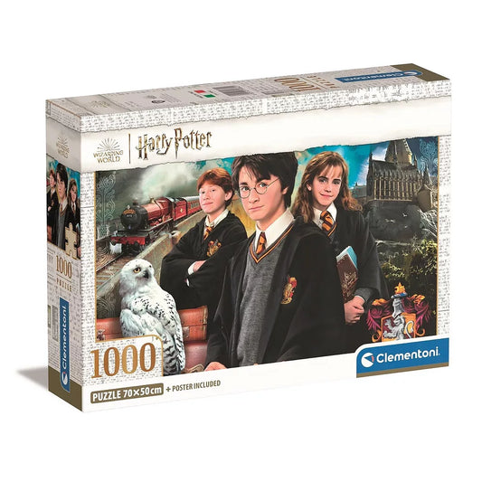 (Précommande) Puzzle compact Harry Potter 1000 pièces + poster inclus Clementoni