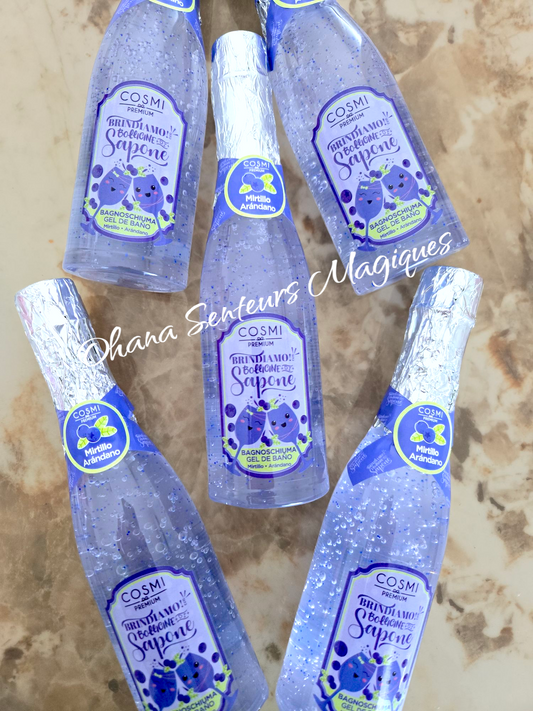 Champagne moussant pour le bain - Myrtille