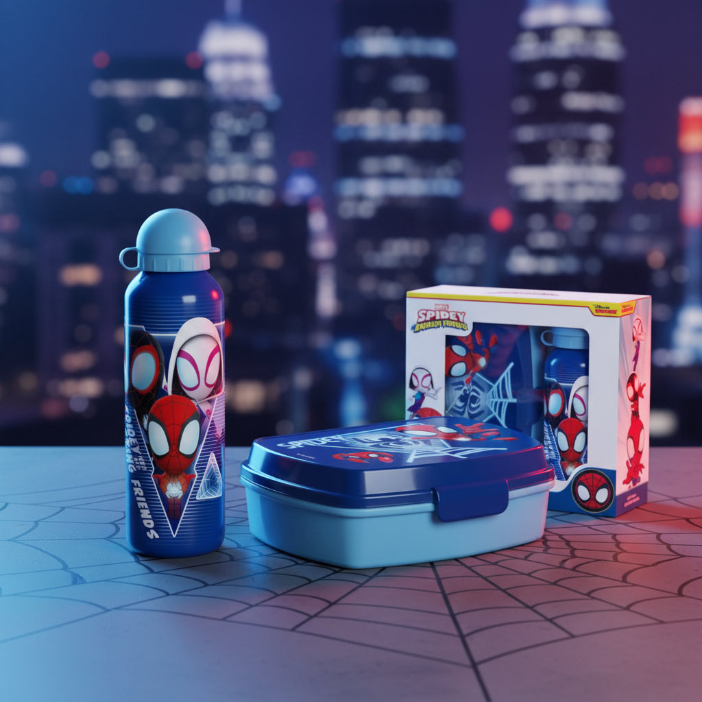 (Précommande) Coffret sandwich Spiderman + gourde