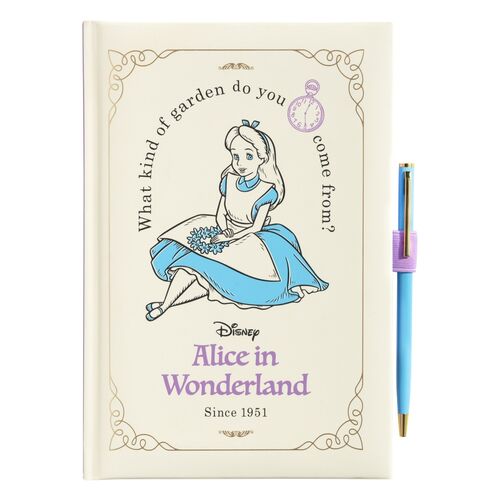 (Précommande) Carnet A5 Premium + stylo Alice au pays des merveilles Disney