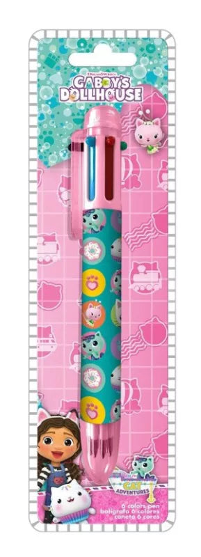 Stylo 6 couleurs - Gabby