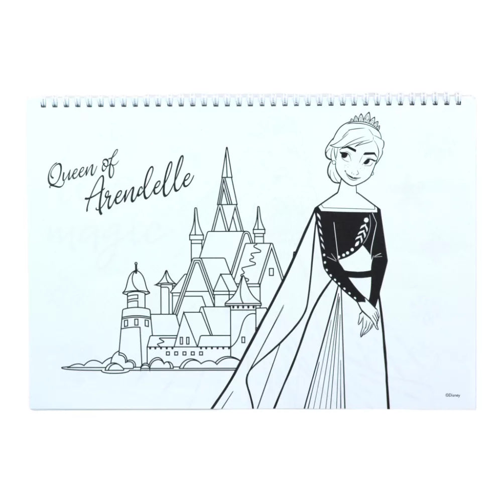 (Précommande) Carnet de croquis à spirale A/4 Reine des neiges