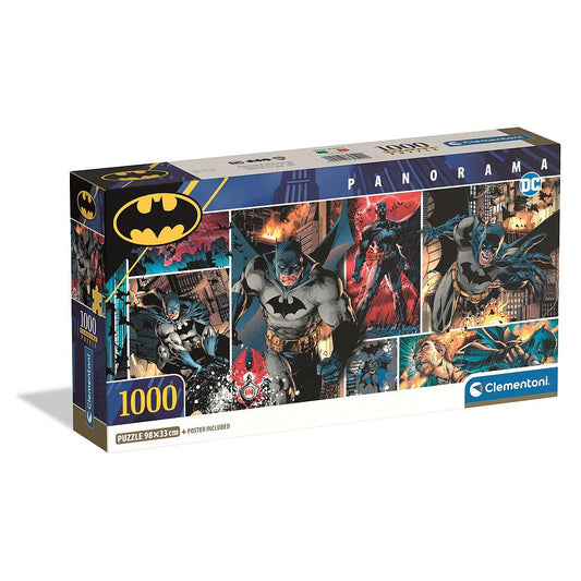 (Précommande) Puzzle compact panoramique Batman 1000 pièces + poster inclus Clementoni