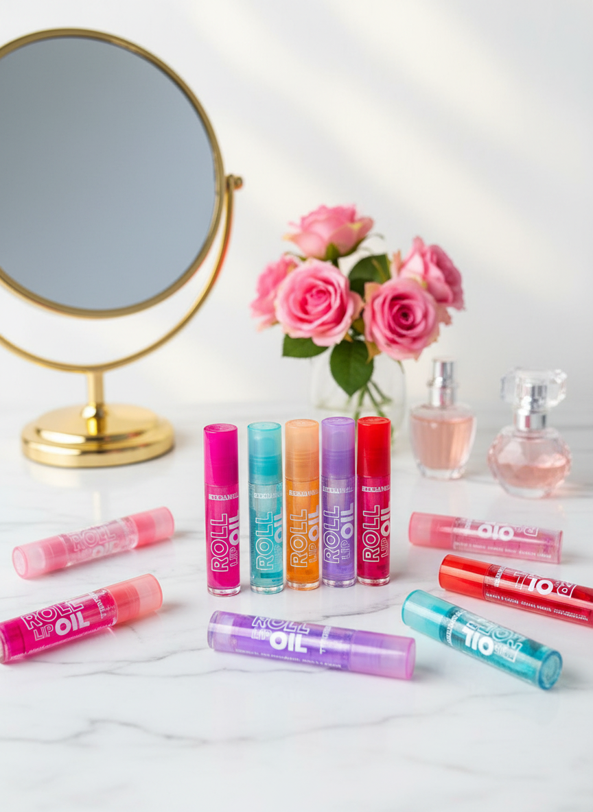 Huile à lèvres roll-on hydratante