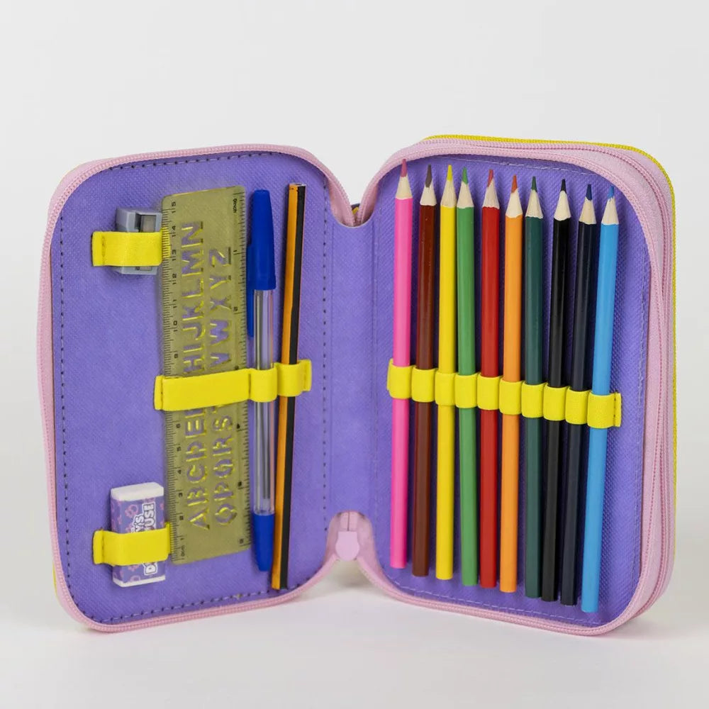 Trousse à crayons remplie Gabby 2 niveaux