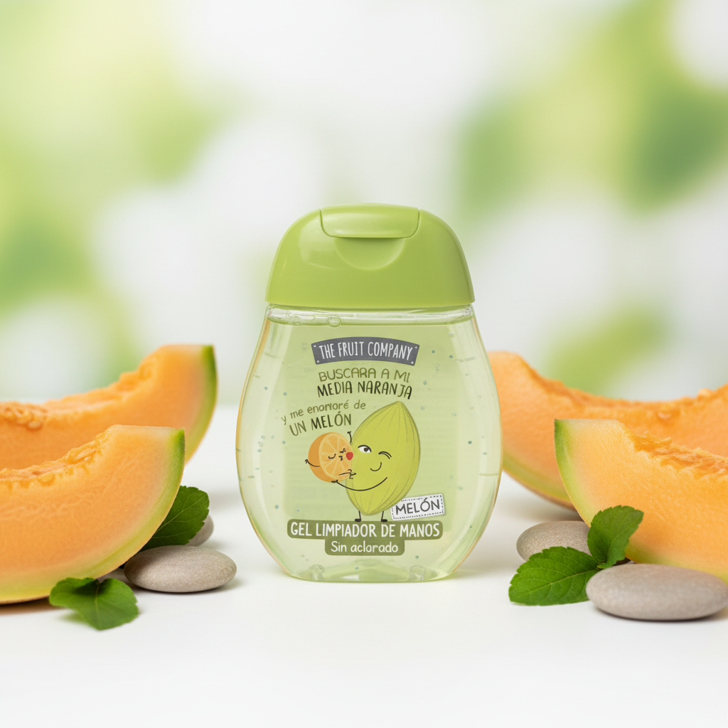 Gel hydroalcoolique parfumé pour les mains - Melon