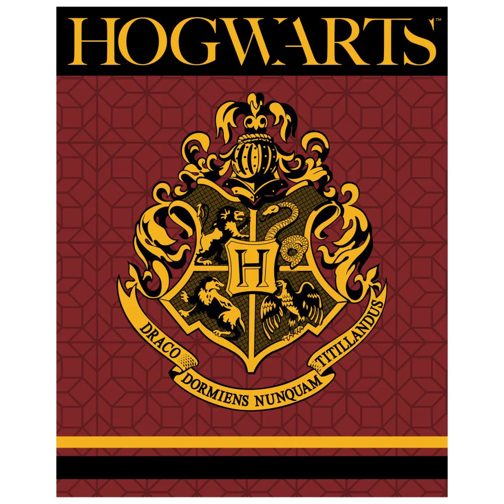 Plaid polaire 120x150cm Harry Potter