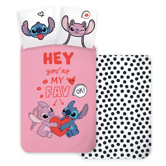 Parure de lit 1 personne Stitch