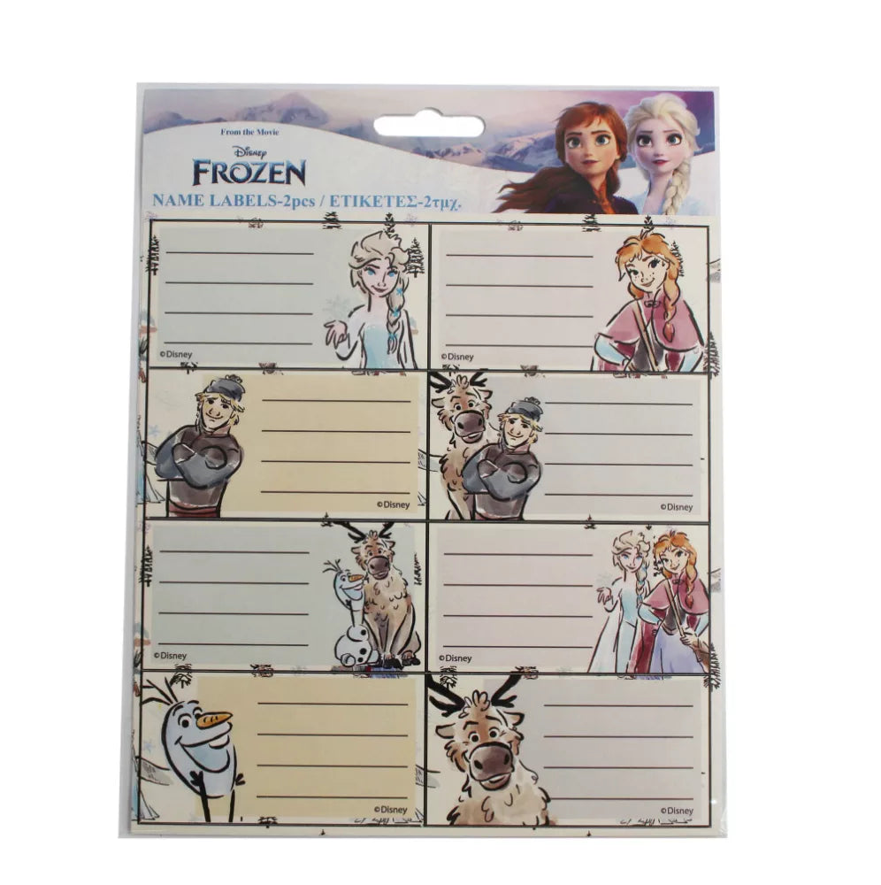 (Précommande) Lot de 16 étiquettes Reine des neiges
