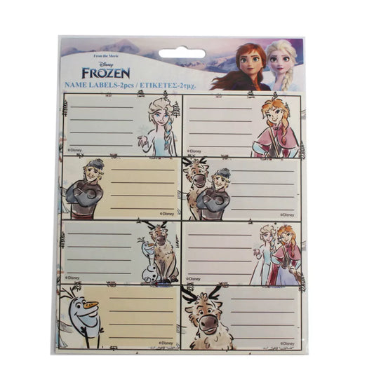 (Précommande) Lot de 16 étiquettes Reine des neiges