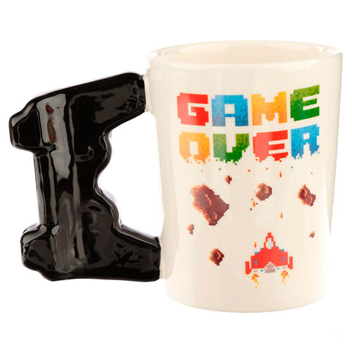 (Précommande) Tasse 3D Manette de jeu vidéo Pixel Game Over