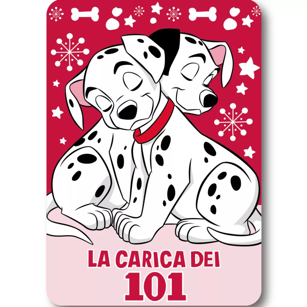 (Précommande) Couverture polaire Les 101 Dalmatiens  100x140cm