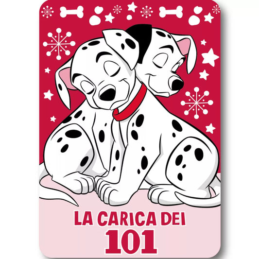 (Précommande) Couverture polaire Les 101 Dalmatiens  100x140cm