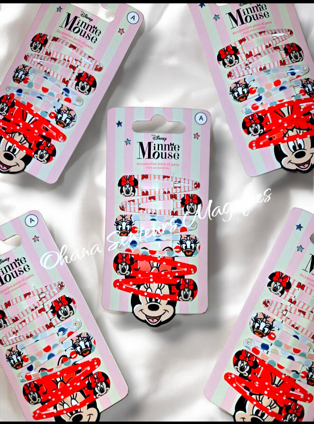 Lot de 6 barrettes  - Minnie