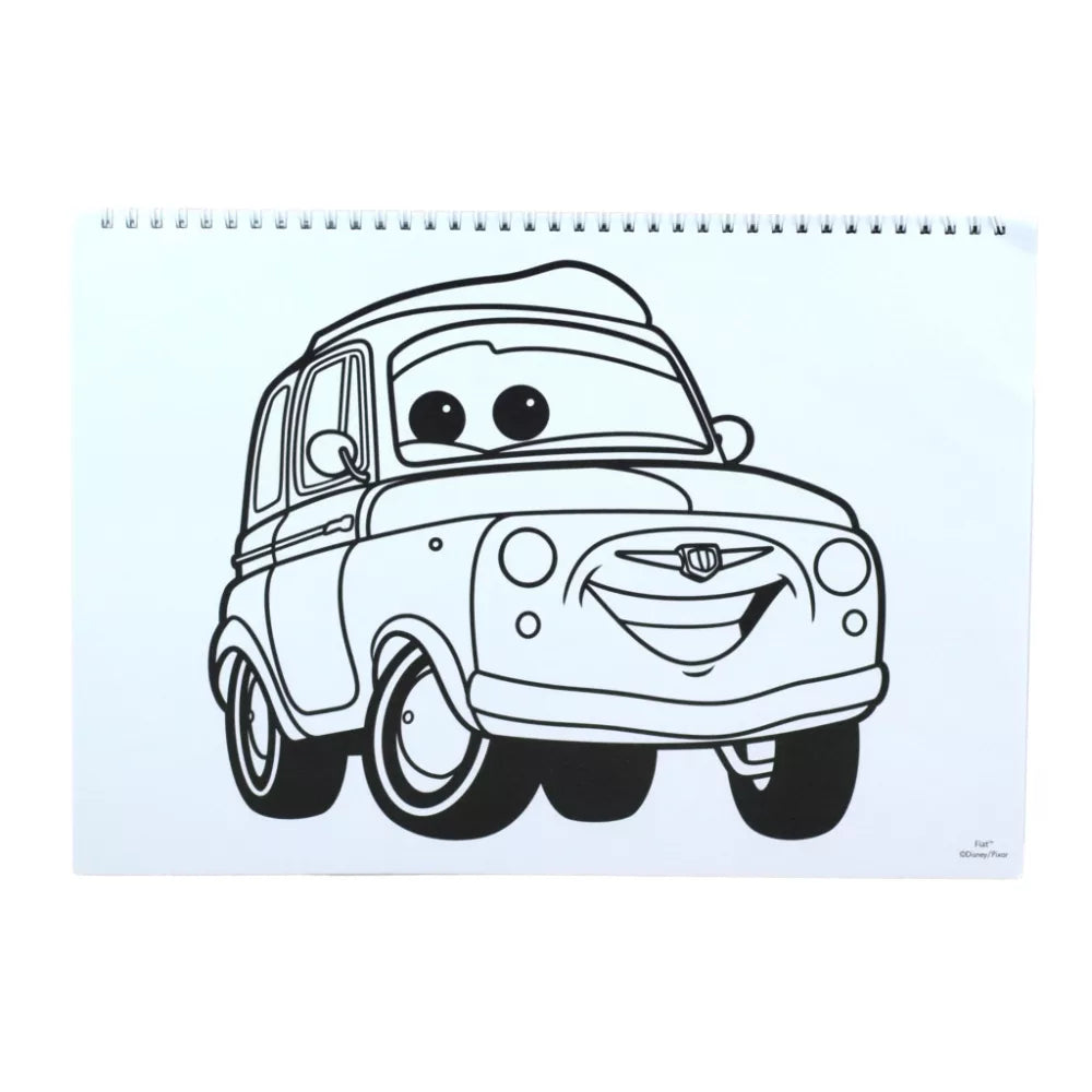 (Précommande) Carnet de croquis à spirale A/4 Cars