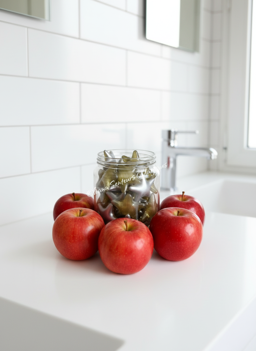 Perle de bain - Etoile pomme