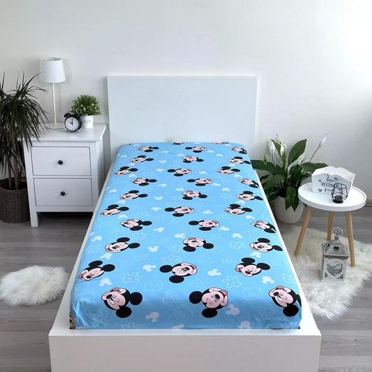 Drap housse 1 personne Mickey