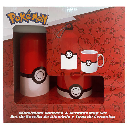 (Précommande) Ensemble gourde en aluminium + mug en céramique Pokémon