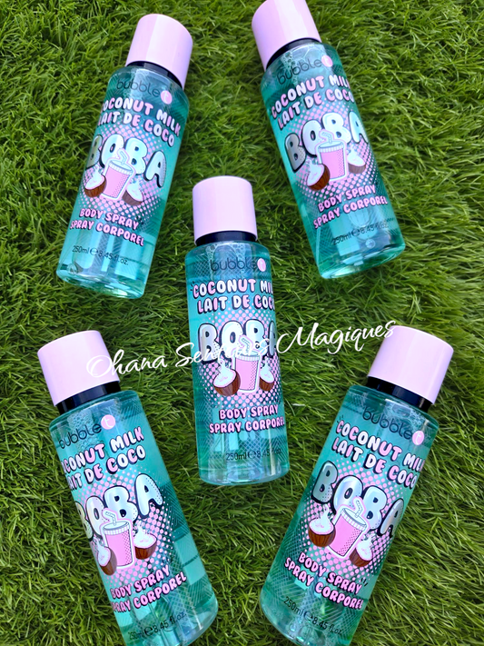 Spray Corporel Boba Noix de Coco (250ml)