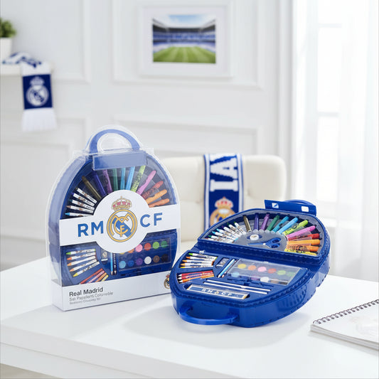 (Précommande) Ensemble de papeterie Real Madrid 50 pièces