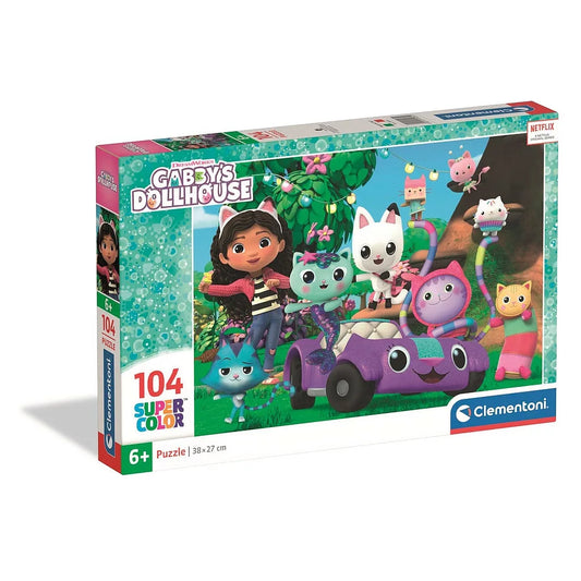 (Précommande) Puzzle Clementoni 104 pièces La maison de poupée de Gabby