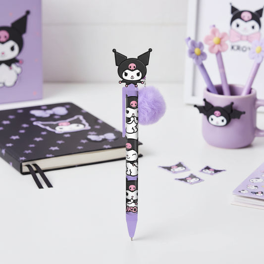 (Précommande) Stylo Hello Kitty Kuromi avec décoration
