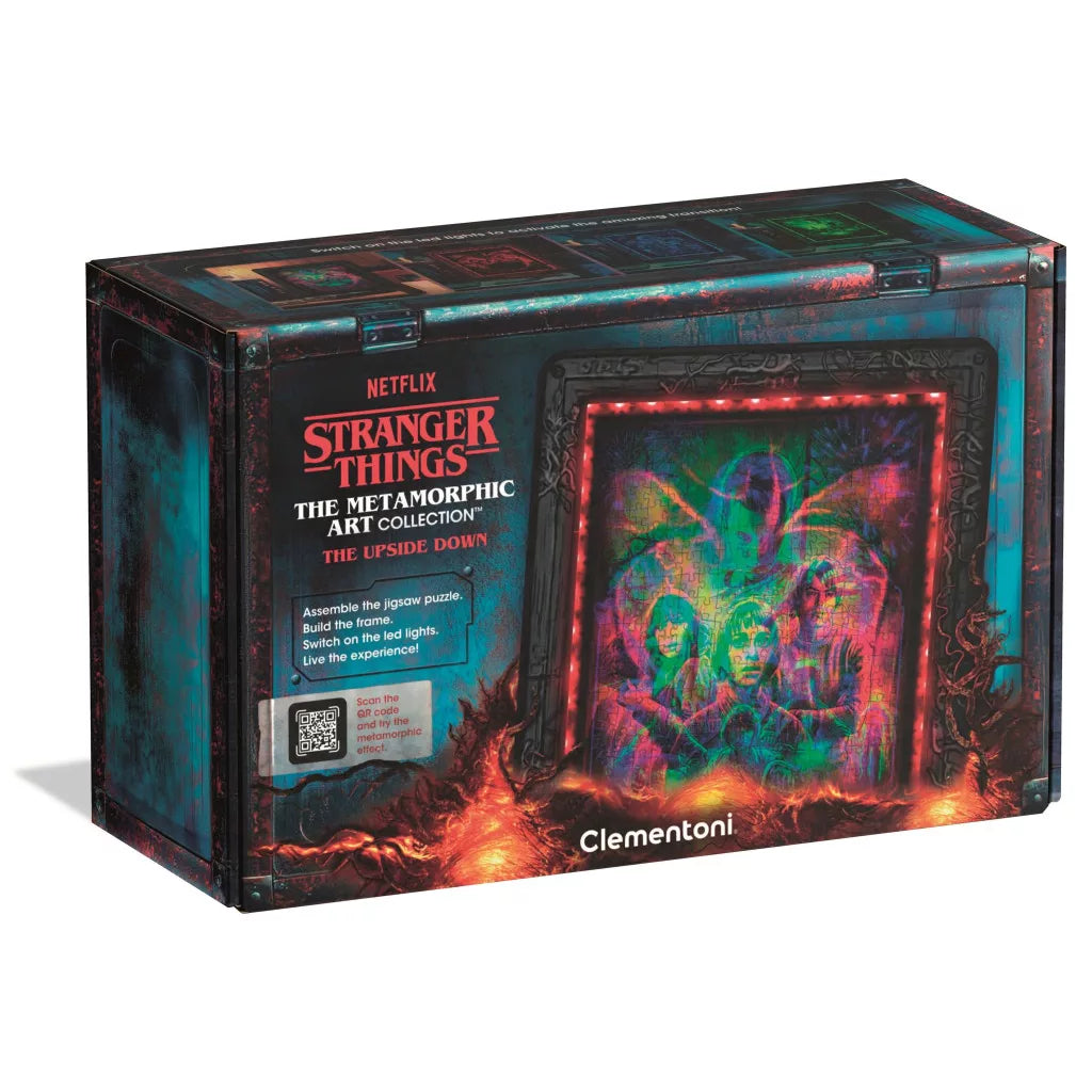 (Précommande) Puzzle Stranger Things 520 pièces avec cadre LED Clementoni
