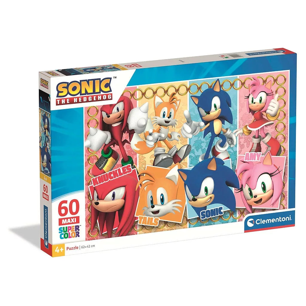 (Précommande) Puzzle maxi Sonic le hérisson 60 pièces Clementoni