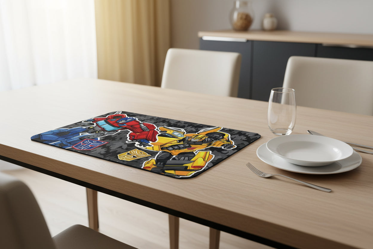 (Précommande) Set de table Transformers