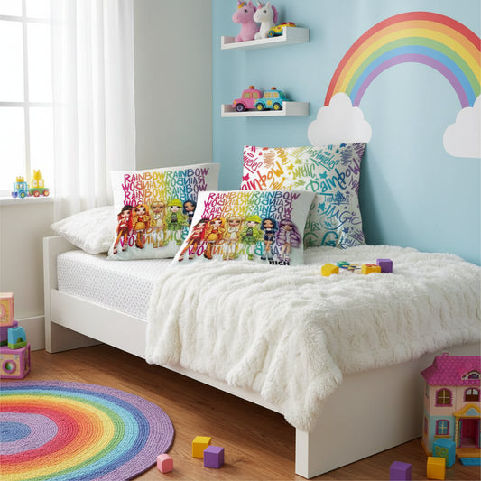 (Précommande) Coussin décoratif Rainbow High 40x40 cm Velours