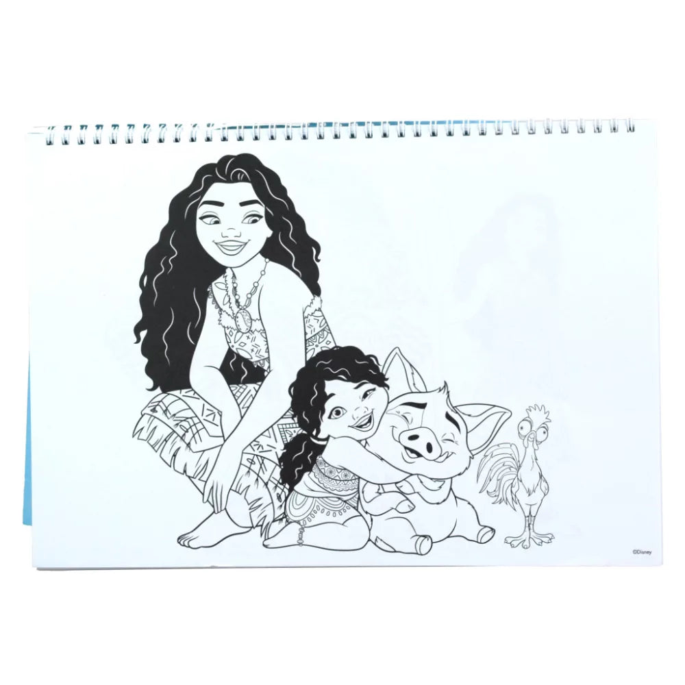 (Précommande) Carnet de croquis à spirale A/4 Vaïana