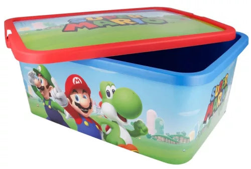 Boîte de rangement en plastique Super Mario 13 L