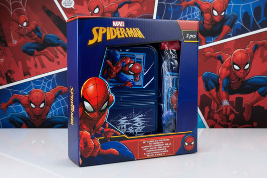 (Précommande) Coffret sandwich Spiderman + bouteille en aluminium