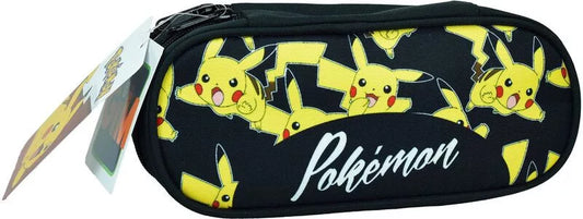Trousse à crayons Pokémon Pika-Pika 2 compartiments 26 cm