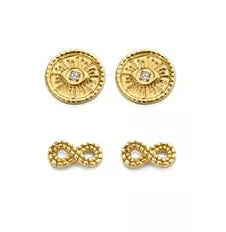 Ensemble de boucles d'oreilles Victoria Gold