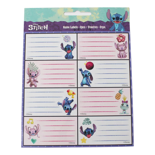 Lot 16 etiquettes pour cahier - Stitch
