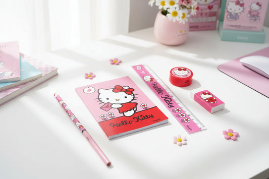 (Précommande) Ensemble de papeterie Hello Kitty 5 pièces