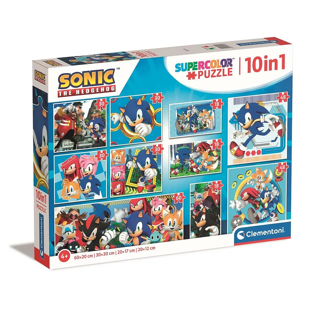 (Précommande) Puzzle 10 en 1 Sonic Clementoni