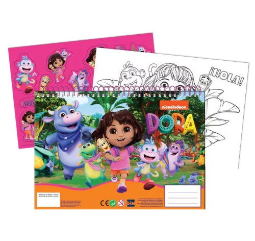 (Précommande) Carnet de croquis à spirale A/4 Dora l’exploratrice