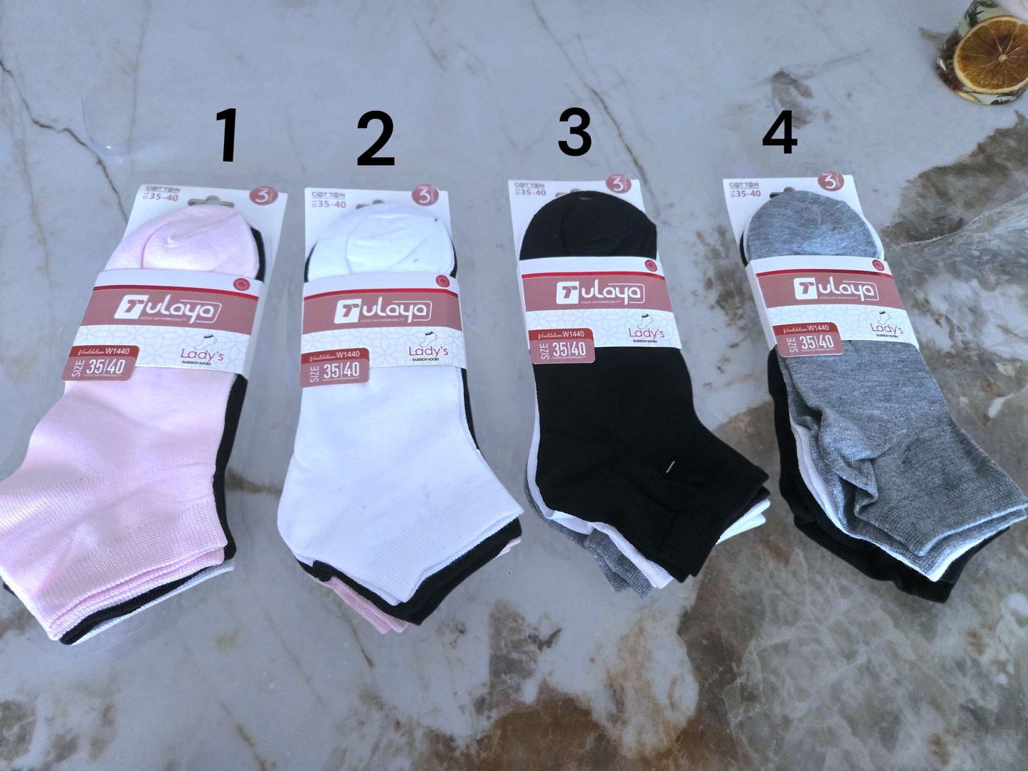 Lot de 3 paires de chaussettes 35/40
