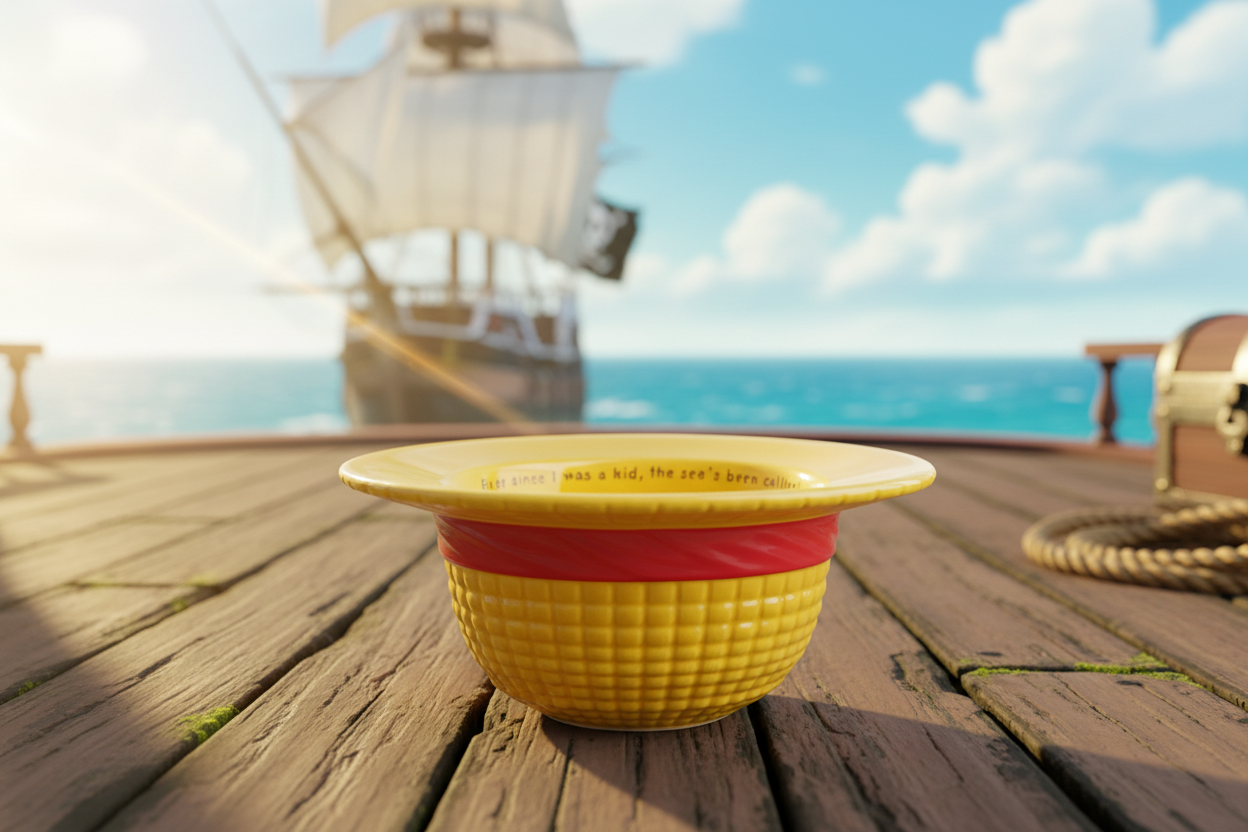 (Précommande) Bol 3D Chapeau de paille Monkey D. Luffy One Piece