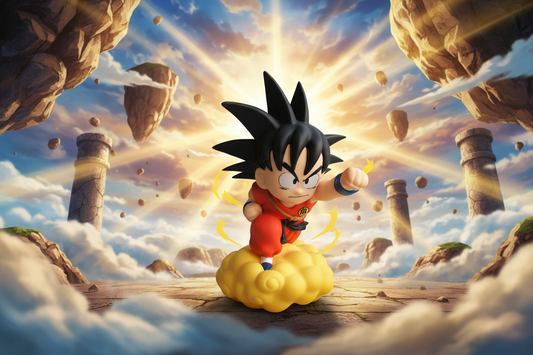 (Précommande) Figurine tirelire Son Goku Nube Kinton Dragon Ball 15 cm