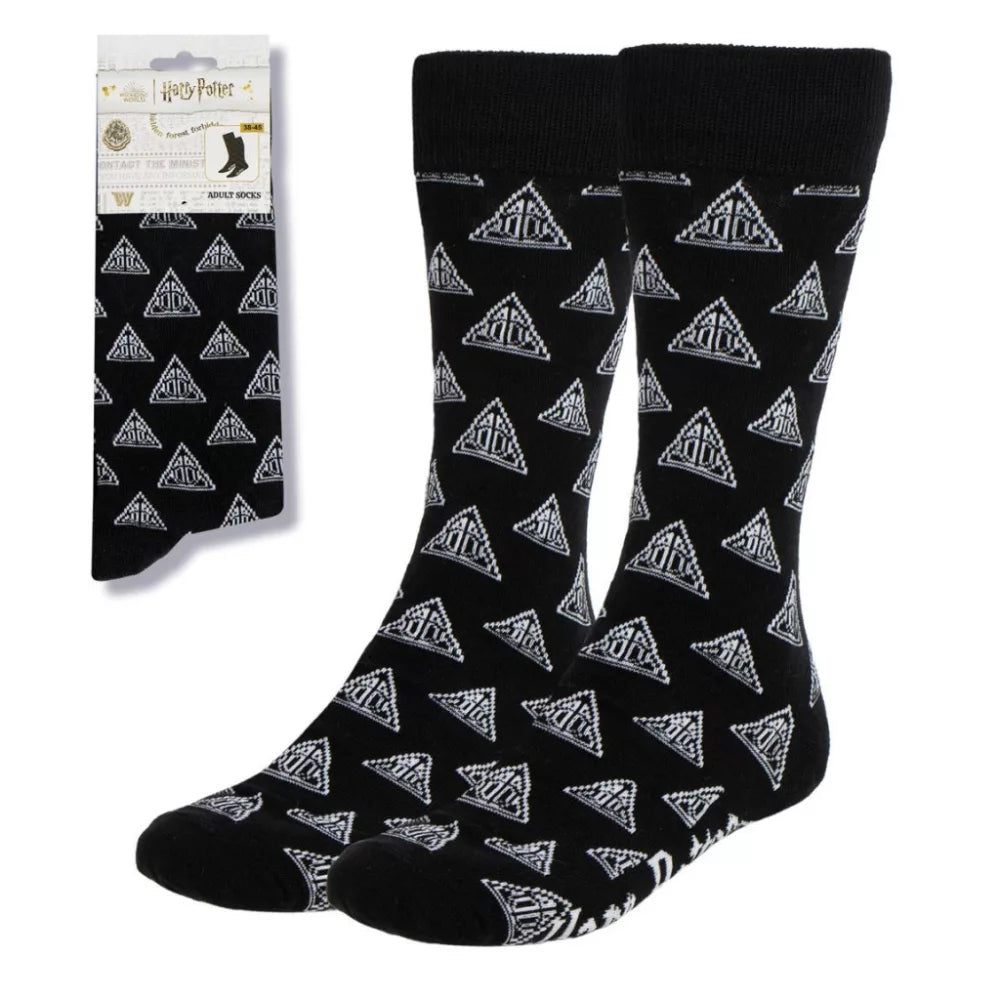 Chaussettes longues pour adultes Harry Potter Reliques de la Mort 38/45