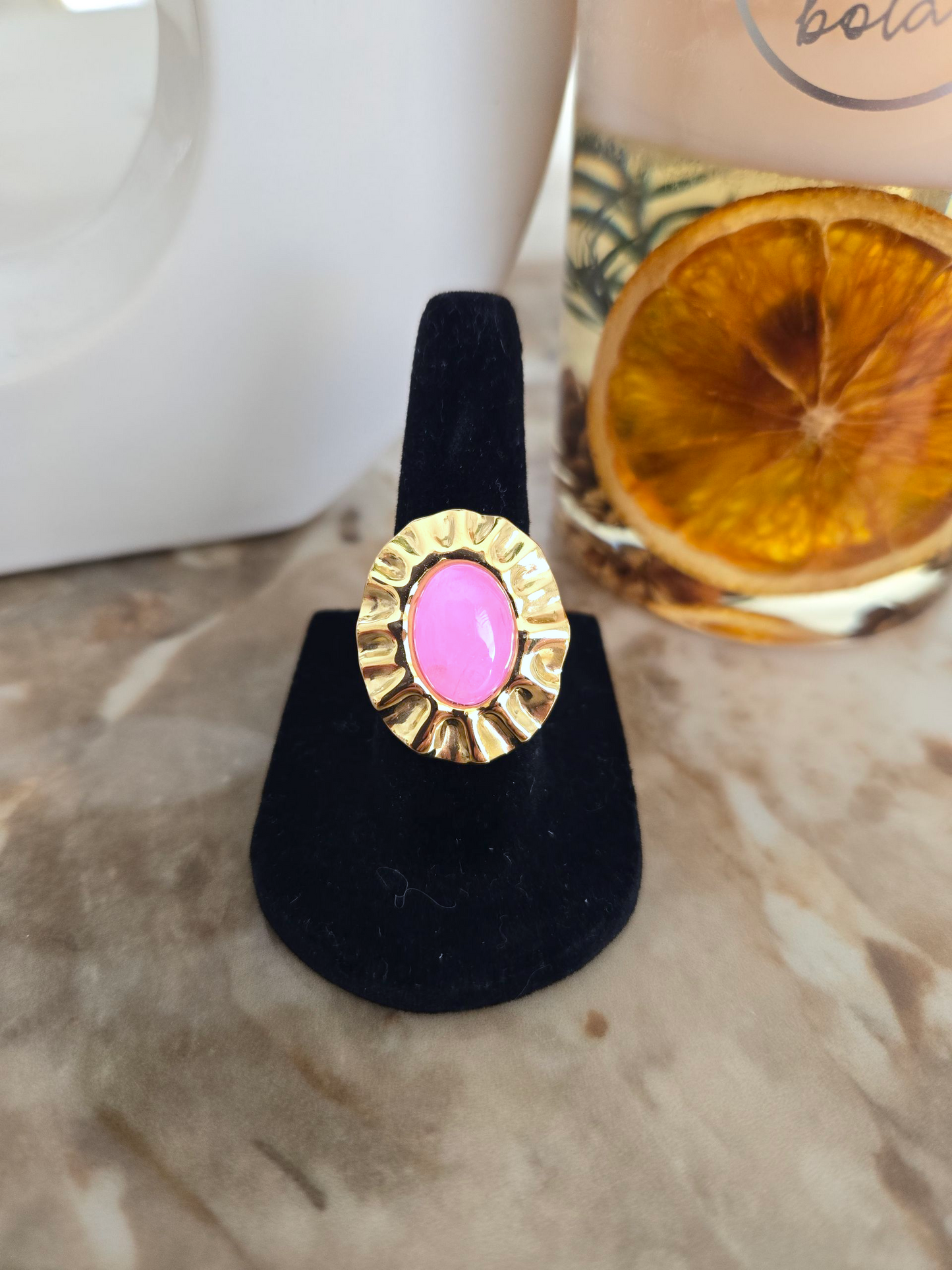 Bague en acier inoxydable réglable