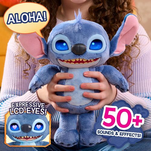 (Précommande) Peluche interactive Stitch Disney 30 cm
