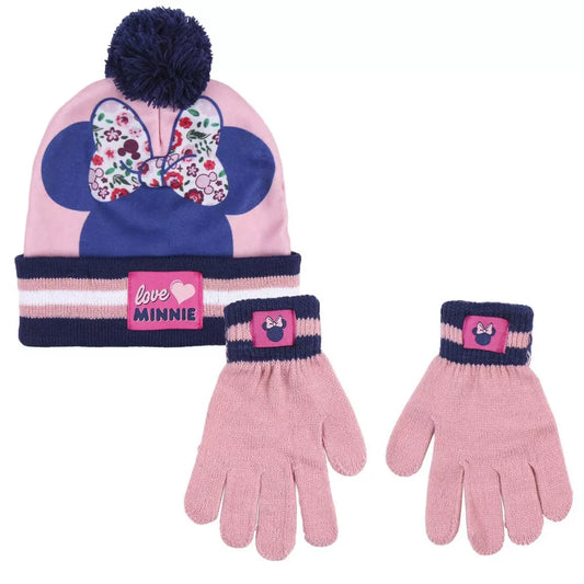 (Précommande) Ensemble bonnet et gants pour enfants Disney Minnie