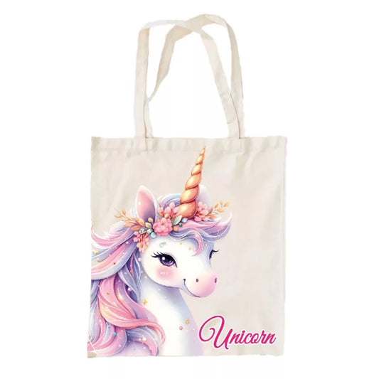 Sac en toile Licorne