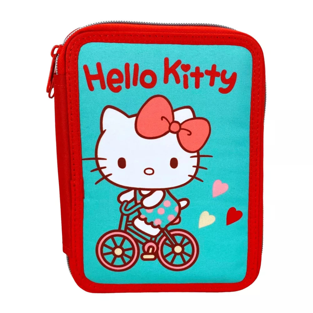 Trousse à crayons Hello Kitty à 2 niveaux