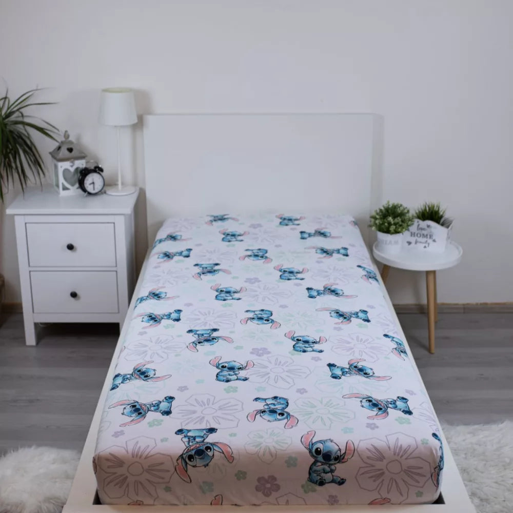 Drap housse 1 personne Stitch