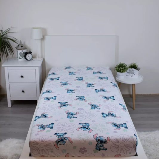 Drap housse 1 personne Stitch